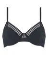 Eres Madeleine Zigzag-trim Bra In Blue