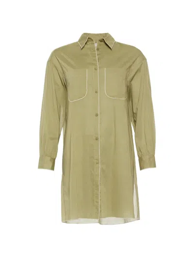 Eres Phare Cotton Shirt In Green