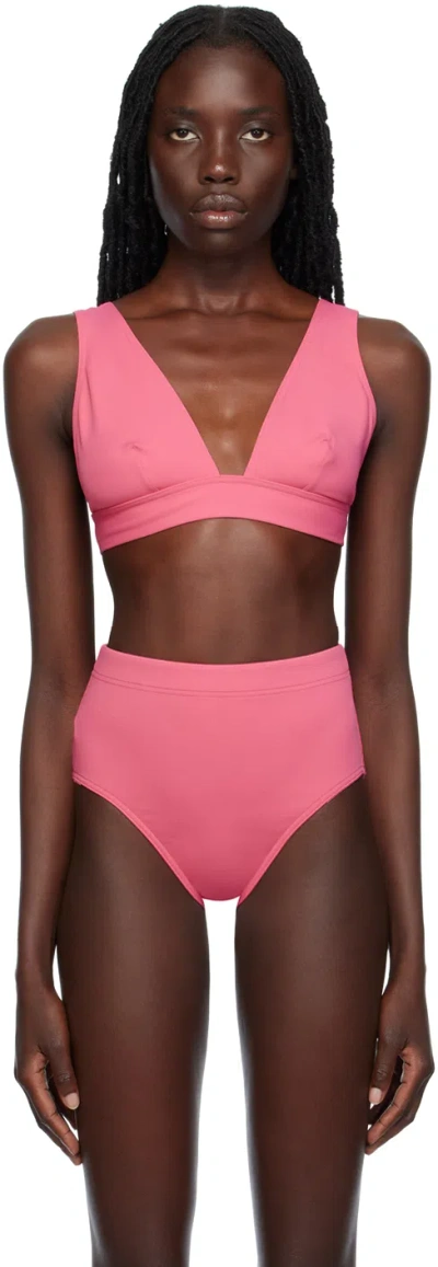 Eres Chrome Triangle Bikini Top In 01208 Litchi
