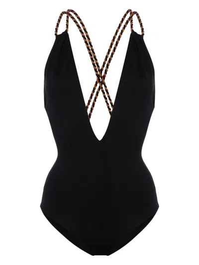 Eres Women's Pirouette Plunge One-piece Swimsuit In Ultra Caramelo