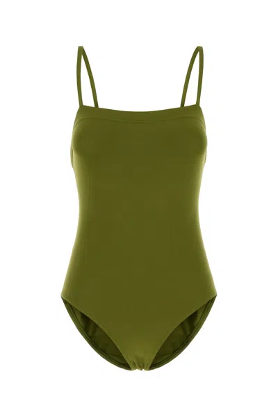 Eres Pistachio Green Stretch Nylon Aquarelle Swimsuit