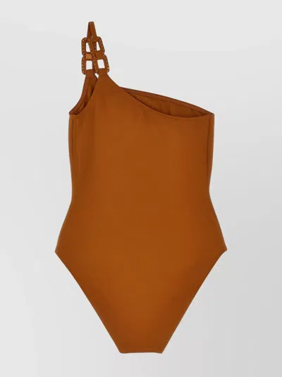 Eres 'pleasure' One-shoulder High-cut Swimsuit With Cut-out Strap Detail