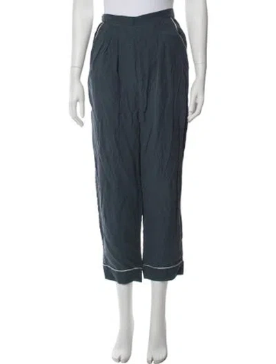 Pre-owned Eres Pleated Accents Pajamas In Blue