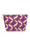 Eres Pocket Swim Zipped Pouch Imprime Swim Purple