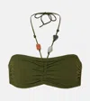 Eres Polaris Bikini Top In Green