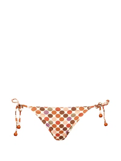 Eres Polka-dot Side-tie Bikini Bottoms In Multi
