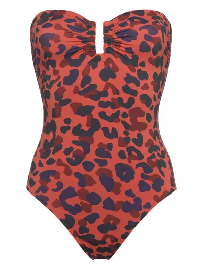 Eres Posidonia Swimsuit In 褐色