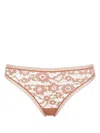 Eres Prairie Lace Tanga Briefs In Neutrals