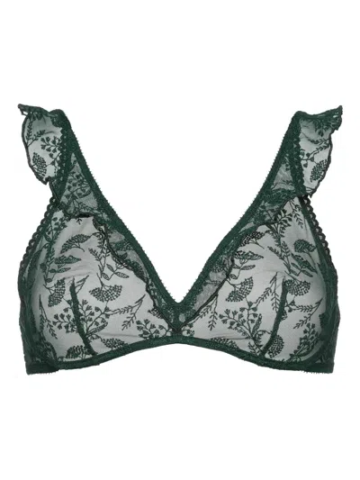 Eres Printanière Underwire Triangle Bra In Green
