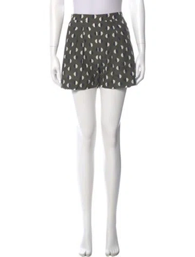 Pre-owned Eres Printed Mini Shorts In Purple