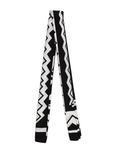 Pre-owned Eres Printed Scarf In Black