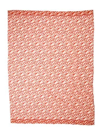 Pre-owned Eres Printed Scarf In Orange