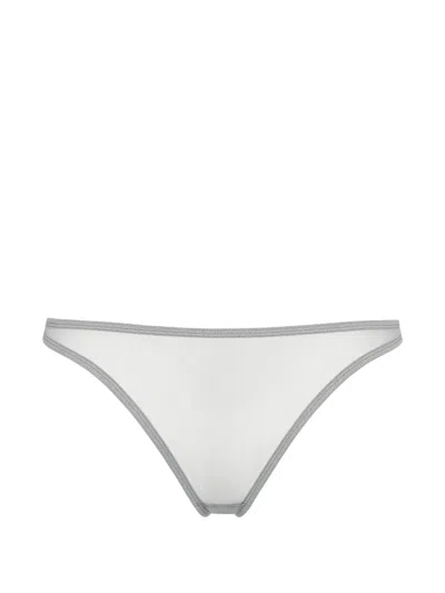 Eres Promesse Tonique Mesh Thong In Brown