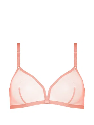 Eres Providence Tonique Wireless Triangle Bra In Pink