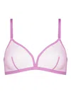 Eres Providence Tonique Wireless Triangle Bra In Purple