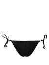 Eres Punch Side-tie Bikini Bottoms In Black