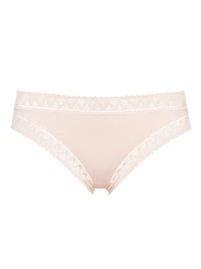 Eres Quotidien Lace-trim Briefs In Pink