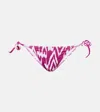 Eres Rain Printed Bikini Bottoms In Imprime Wind Sunset