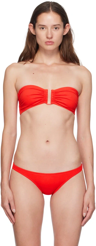 ERES RED SHOW BIKINI TOP