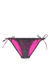 Eres Reflet Printed Bikini Briefs In Black