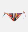 Eres Reflexe Geometric-print Bikini Bottoms In Multicoloured
