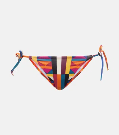 Eres Reflexe Geometric-print Bikini Bottoms In Imprime Kaleido S