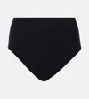 Eres Gredin High-waist Adjustable Bikini Bottom In Black