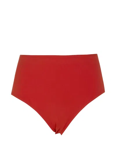 Eres Remember High-waisted Bikini Bottoms In Red