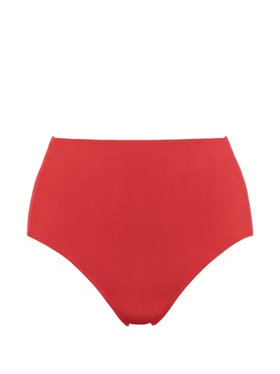 Eres Remember High-waisted Bikini Briefs In Red