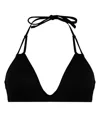 Eres Remix Triangle-shape Bikini Top In Black