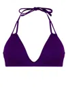 Eres Energy Triangle-shape Bikini Top In Purple