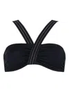 Eres Rendez-vous Cross-strap Bikini Top In Black