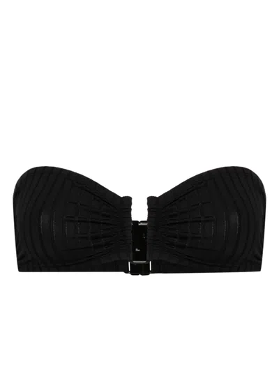 ERES RIBBED BANDEAU BIKINI TOP