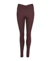 Eres Ribbed Pull-on Leggings In Brown