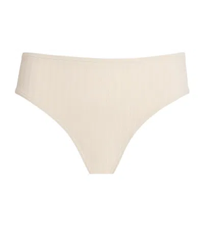 Eres Ribbed Terra Bikini Bottoms In White