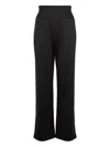 Eres Ribbed-waist Trousers In Black