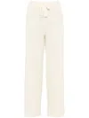 Eres Rieur Ribbed-knit Trousers In White