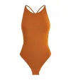 Eres Ring-back Navale Swimsuit In Brown