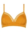 Eres Rituel Wireless Triangle Bra In Yellow