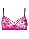 Eres Royal Lace Triangle Bra In Purple
