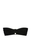 Eres Ruched Bikini Bra In Black