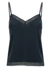 Eres Sandra Graphic V-neck Camisole In Black