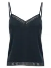 Eres Sandra Graphic V-neck Camisole In Black