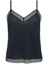 Eres Sandra Graphic V-neck Camisole In Blue