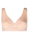 Eres Sasha Soyeuse Wireless Crop Top Bra In Neutrals