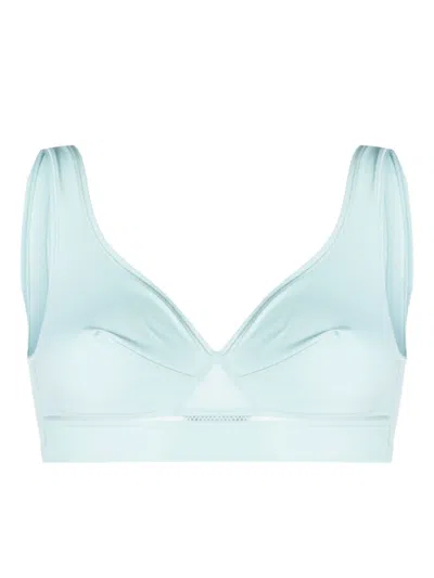 Eres Sasha Soyeuse Non-wired Bralette In Blue