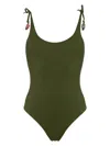 Eres Saturne Beaded Swimsuit In Green
