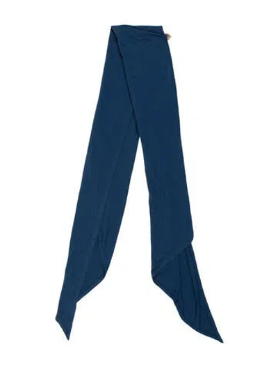 Pre-owned Eres Scarf In Blue