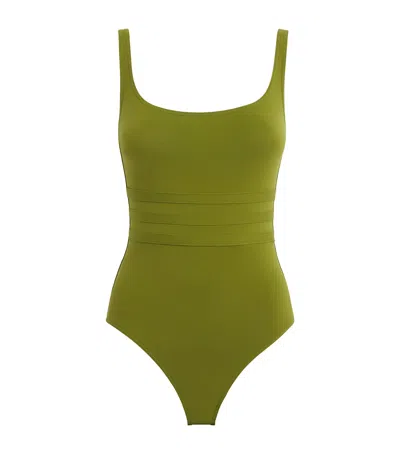 Eres Scoop-back Asia Swimsuit In Green