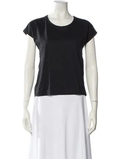 Pre-owned Eres Scoop Neck Short Sleeve T-shirt In Black